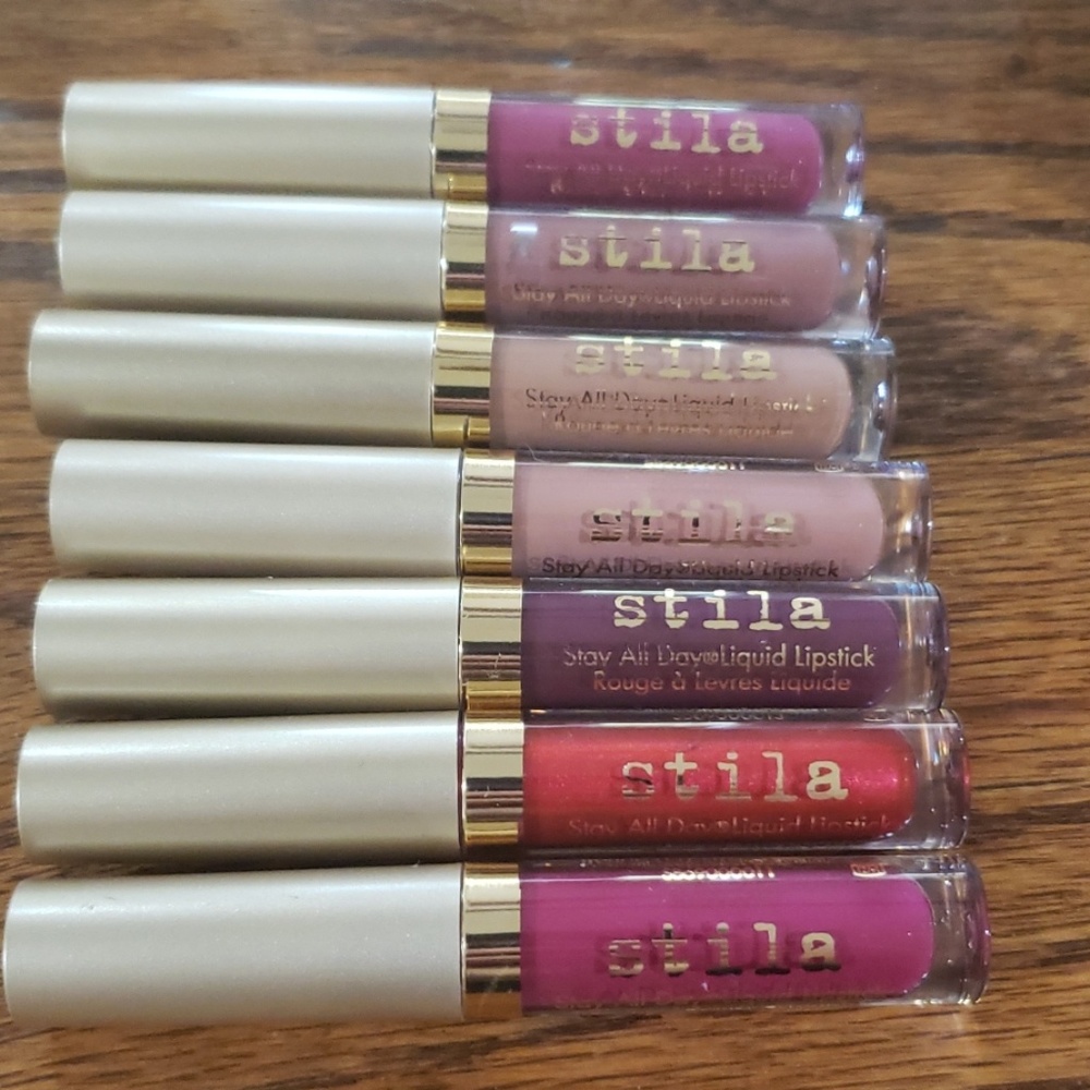 7 Unused Mini Stila Liquid Lipsticks